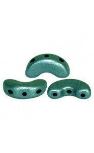 Les perles par Puca® Arcos beads Metallic mat green turquoise 23980/94104